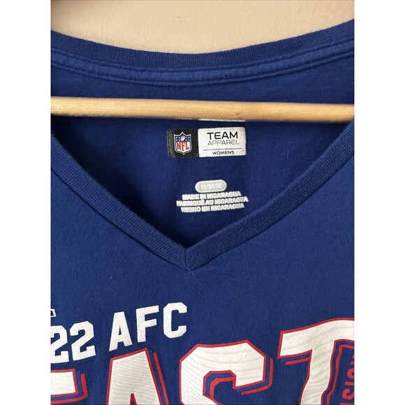 NFL Buffalo Bills Women’s Blue 2022 AFC East Champions T-Shirt Size Medium - Picture 5 of 6